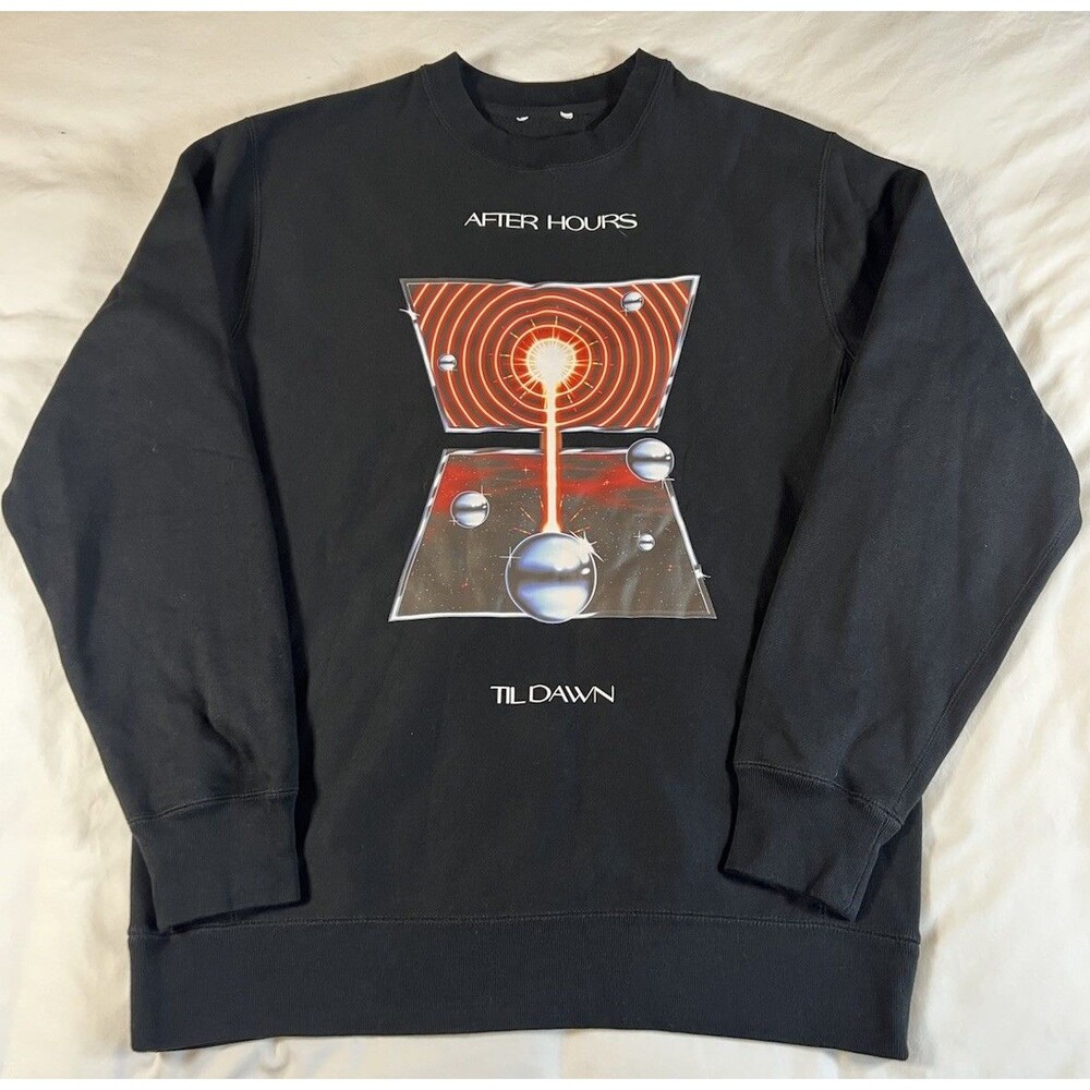 The Weeknd XO After Hours Til Dawn Tour 2022 Crewneck Sweatshirt L